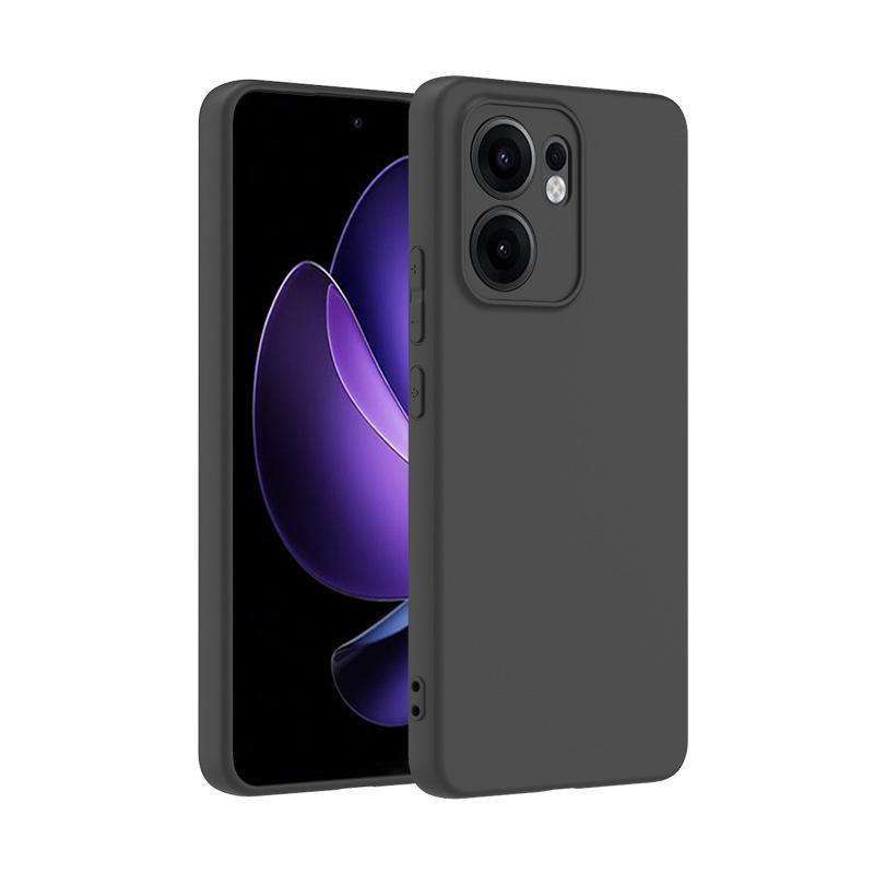 Применимо к OPPO Realme C71 черный матовый чехол для мобильного телефона Realme C83 анти-отпечатки пальцев ТПУ кожаный материал чехла