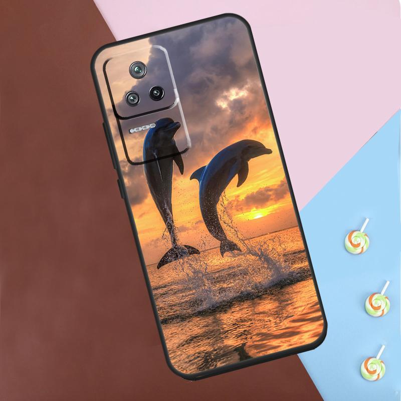 Чехол Океанский Дельфин для Xiaomi 13T Pro 14 12T 11T 12 13 Lite POCO F5 X3 X4 X5 X6 Pro M6 F3 F4 M5s