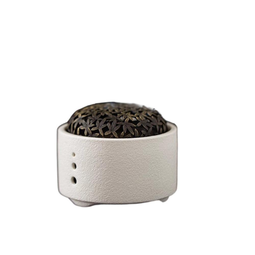 Retro Line Incense Burner Ceramics Aromatherapy Holder Antique Style Incense Censer  Camping Garden