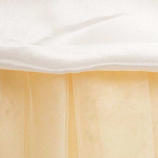 Женская юбка из тюля с эластичной высокой талией, однотонная вечерняя юбка спереди, короткая сзади, длинная легкая юбка из тюля