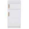1:12 White Mini Refrigerator Excellent Furniture Model Kitchen Accessory