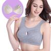 Pure Cotton Bra Gathered Non-trace Without Rims Sports Bra Underwear Pressure