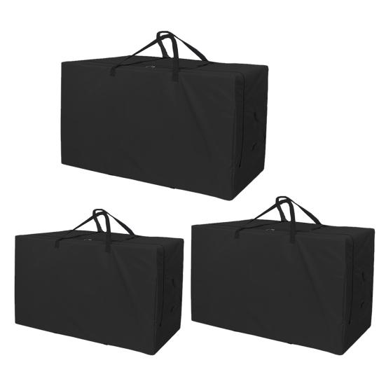 Folding Mattress Storage Bag Heavy Duty Waterproof Oxford Cloth Dust-proof Portable Handle Trifold Mattress Bedding Clothes Organizer Pouch