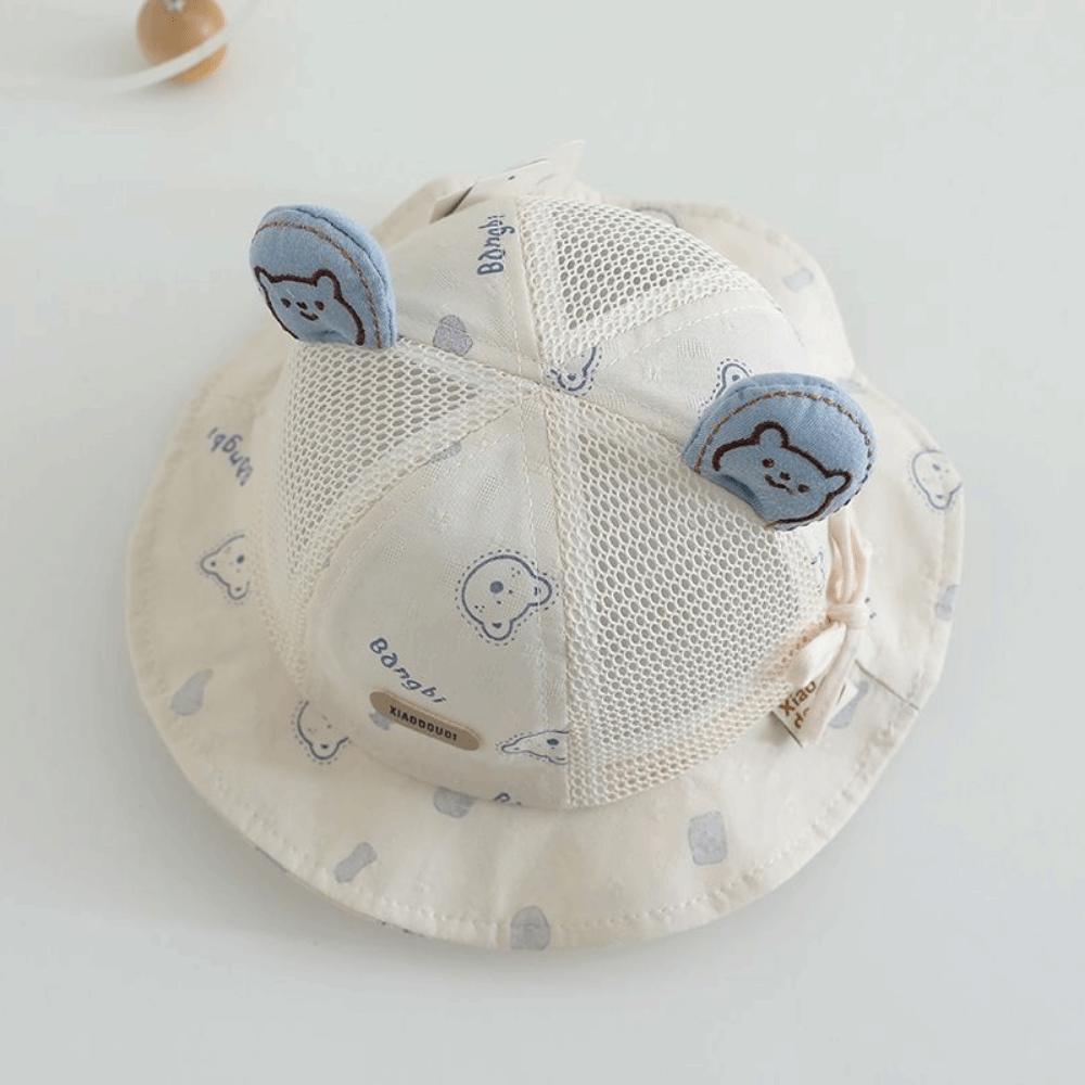 Mesh Infant Mesh Hat Bear Ear Toddler Bucket Hat Adorable Baby Sun Hat  Summer