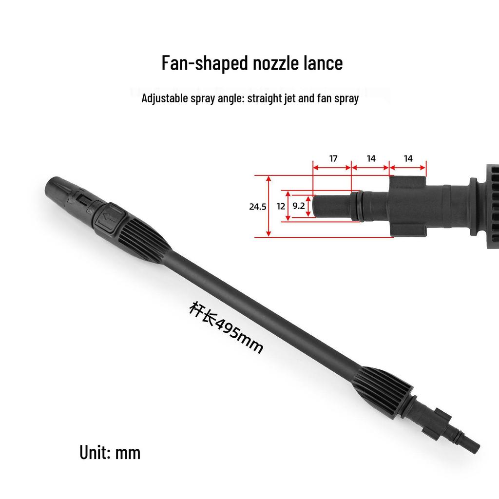 High-Pressure Washer Lance & Gun Head for Bosch AR & Black & Decker