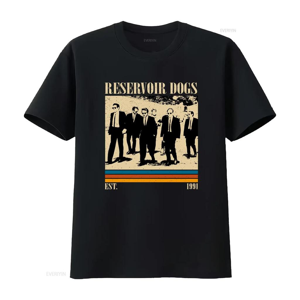 Reservoir Dogs T Shirt Movie Film Vintage Retro Classic s for him Christmas vintage Washed Stylish Casual Stretched Unisex