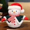 Рождественский Снеговик Плюшевая Игрушка Мягкая Набивная Кукла Декоративный Праздничный Домашний Декор Праздничный Подарок