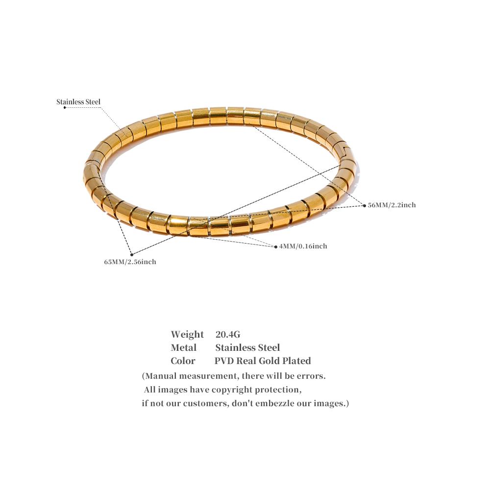 Eetit 57 мм из нержавеющей стали 316l, браслет высокого качества, золотой, серебряный, металлический, устойчивый к ржавчине, модные украшения на запястье, бижутерия