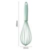 Egg Whisk Useful Hanging Hole Long Lasting Manual Silicone Cream Stirrer Milk Mixing Tool Kitchen Gadget