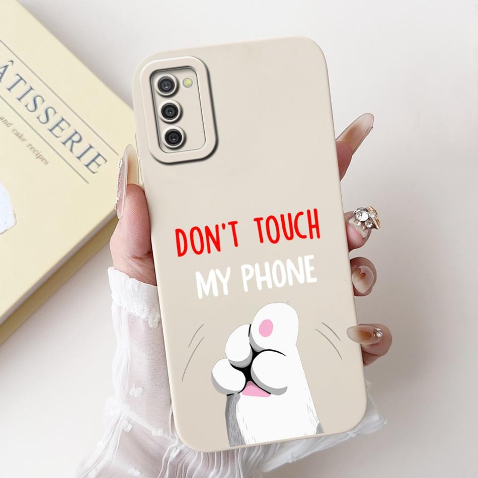 For Samsung Galaxy A03S A02S Cute Panda Rabbit Cartoon Soft Silicone Case For Samsung A02s A03s Camera Protective Phone Cases