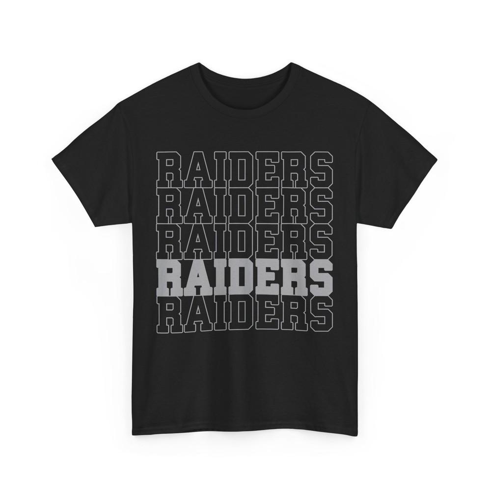 Raiders Название Флаг США Подарок Мужчины Женщины Мальчик Девочка Футболка Унисекс Футболка