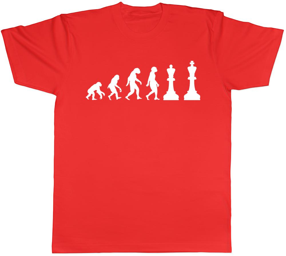 Evolution of Chess Unisexs Ladies Unisexs TShirt