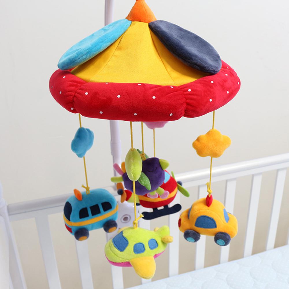 Детская кровать, подвесные погремушки, игрушки, самолет, автомобиль, сделай сам, простая кроватка, мобильный, вращающийся на 360 градусов кронштейн, игрушка