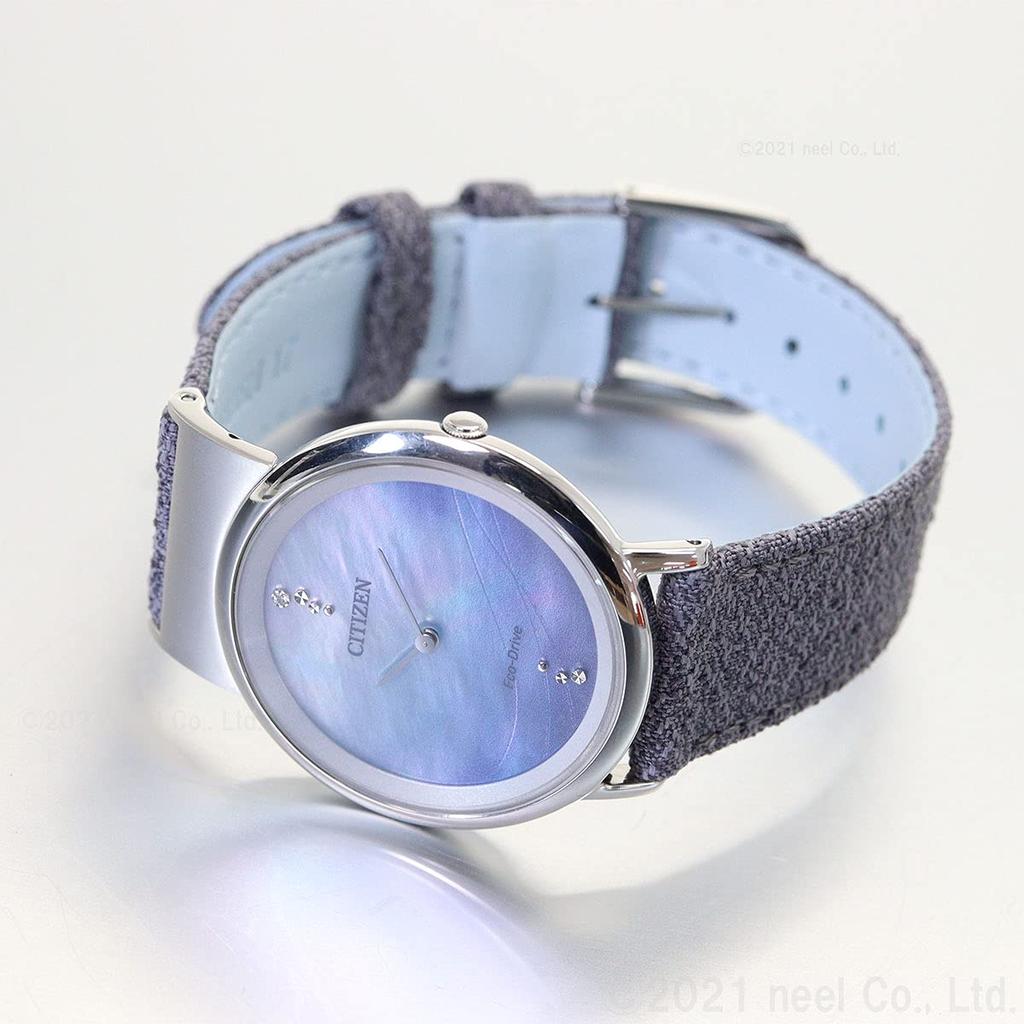 Citizen Ambiluna Collection Collaboration Model with Chan Limited To Pieces Worldwide Eco-Drive EG7071-03L Women's Watch, Gray, Luu, 1,080