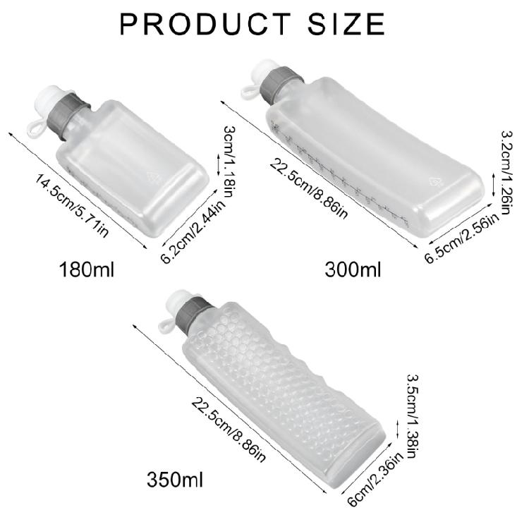Drinking Bottle Hydrations Bottle for Biking Squeeze Water Bottle Reusable Leak Proof Sports Water Bottle for Kid Adults