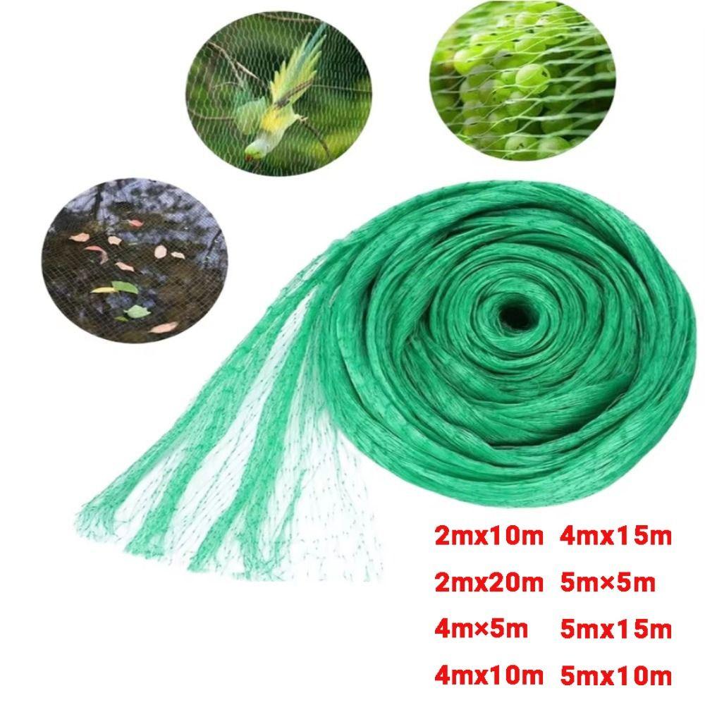 Multi Purpose Bird Netting Reusable Bird Protection Mesh Braided Cord Netting  Poultry Breeding