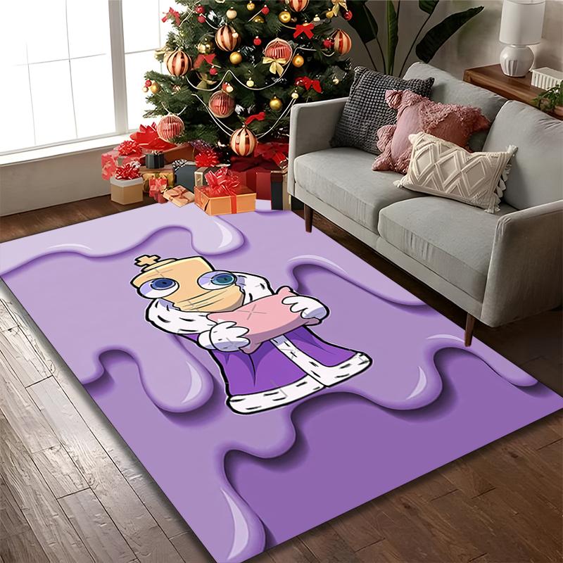 [The Amazing Digital Circus Printed Carpet] Durable Home and Office Area Rug, Kitchen Farmhouse Decorative Floor Mat
