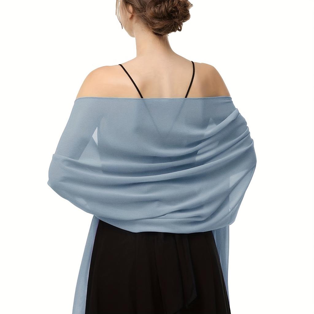 Элегантная шаль из шифона с пузырьками, хиджаб для женщин, легкая шаль и накидка для женщин, идеально подходит для повседневных выходов и вечерних мероприятий