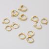 1 пара латунных сережек-крючков размером 12/13/14 мм для женщин и девочек, серьги с застежкой