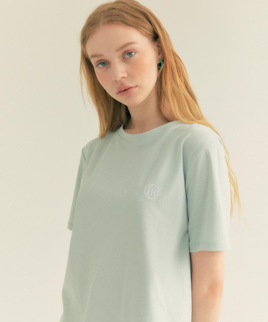 THEFRHT Standard Logo Round Neck T-Shirt Mint