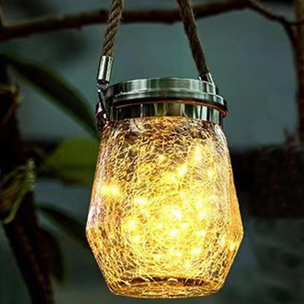 Портативная солнечная 30LED гирлянда-фея крышка для банки Мейсона гирлянда уличный водонепроницаемый фонарь рождественское украшение подвесной светильник