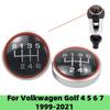 5/6 Speed Gear Shift Knob Speed Number Cap for Volkswagen Golf 3 4 5 6 7
