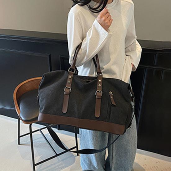 Weekender Duffle Bag Large Carry-on Tote with Shoe Compartment Crossbody Travel Overnight Bag for Gym Hospital Yoga Dance