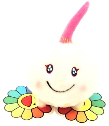 Пушистая плюшевая игрушка P-chan Мини от Такаси Мураками, Kaikai Kiki, высота около 13 см.