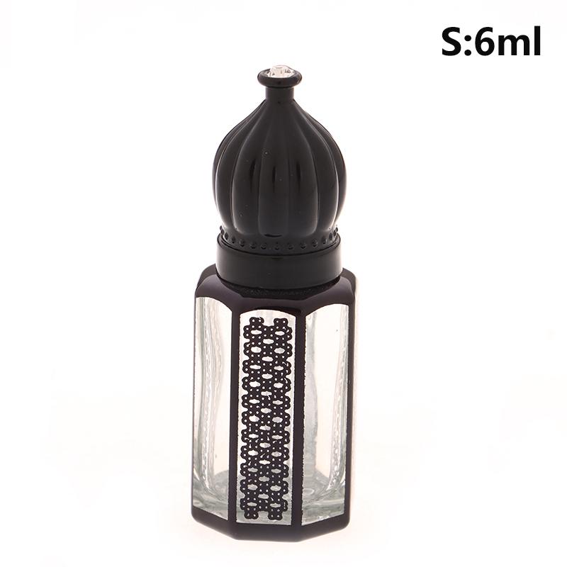 6/9/12 мл портативные стеклянные флаконы с роликами для эфирных масел арабские золотые многоразовые флаконы для духов пустые контейнеры с роликовыми шариками