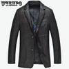 Leather Jacket Spring and Fall Fashion Small Perfume Buckle Single-breasted Youth Leather Suit High-grade Slim Suit Collar