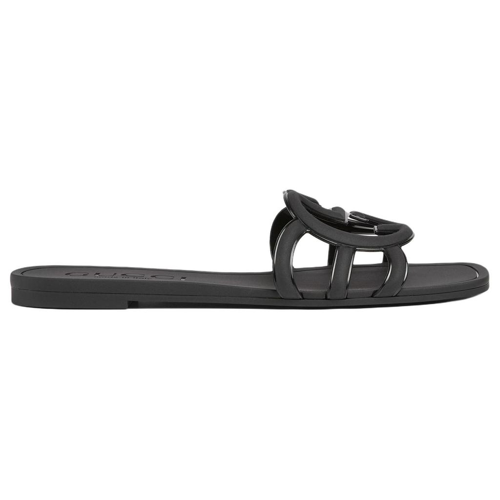 Gucci Шлепанцы на липучке сцепляющиеся Женские Черные 780307 J8700 1000