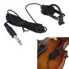 Violin Acoustic Pickup Portable Hole Free Patch ABS and Metal Clip On Violin Pick Up