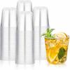 Disposable Thickened Transparent Aviation Glasses -  Lightweight Disposable Cups for Bar Parties, Whisky Tasting & Cold Drinks.