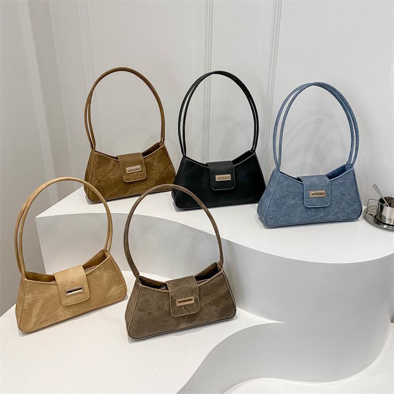 Fashionable and Versatile Women's Bag High Value Underarm Bag Korean High End Fashionable Casual Shoulder Bag