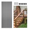 Staircase Balusters 101 Pack 36 In Aluminum Spindles with Screws/Rail Caps
