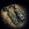 Sace Gems Изысканные двухцветные нерегулярные геометрические цирконовые женские серьги в этническом стиле, подарки для свадебной вечеринки