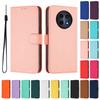 Realme12 5G Cases For Realme 12 5G Wallet Leather Flip Cases Realme12 5G Protective Card Slot Book Cover Solid Color Fundas