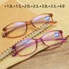 Сверхлегкие женские мужские очки для чтения Ретро очки для пресбиопии с прозрачными линзами Женские мужские очки для чтения +1.0 1.5 2.0 2.5