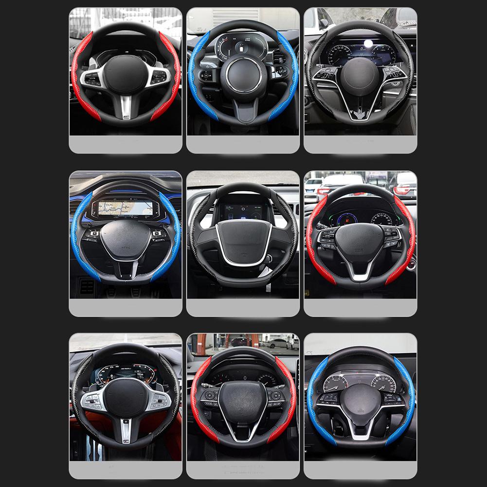 1 пара защитных ручек, универсальные автомобильные чехлы на руль, ручка из карбона, эргономика, украшение интерьера автомобиля