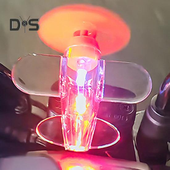 2 шт. ветряной светодиодный пропеллер для самолета, мотоцикла, велосипеда, автомобиля, украшения, водонепроницаемая светящаяся летающая игрушка, светодиодный светящийся спиннер для спорта на открытом воздухе