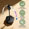 USB-перезаряжаемый выдвижной вентилятор-отпугиватель мух: Портативный УФ-уничтожитель насекомых для улицы, патио и кемпинга (Батарея заряжена)