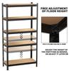 DayPlus Shelf 5 Tier Garage Shelving Heavy Duty Adjustable Storage Shelving Unit,386lbs Load Capacity Per Tier,150-200CM Height