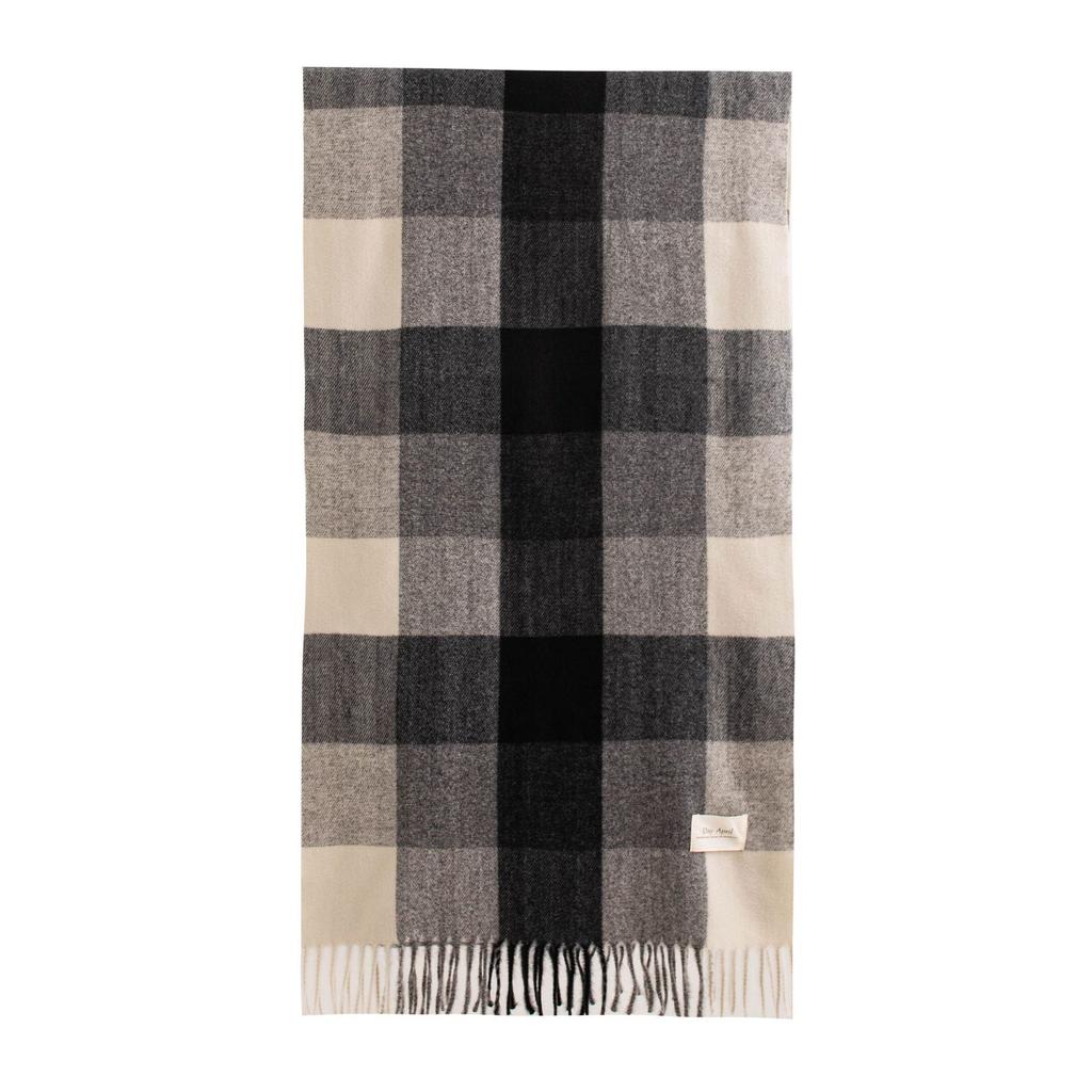 High end Scarf for Men and Women Versatile and Thickened  Autumn and Winter New Plaid Splicing Warm Scarf Imitation Cashmere Couple Model
