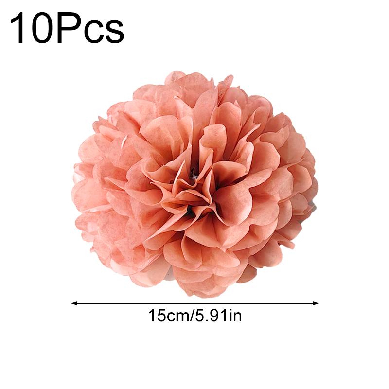 10 шт., принадлежности для вечеринки в душе, сделай сам, тканевый шар, богемное подвесное украшение, экологическое украшение для дня рождения, элегантное свадебное украшение