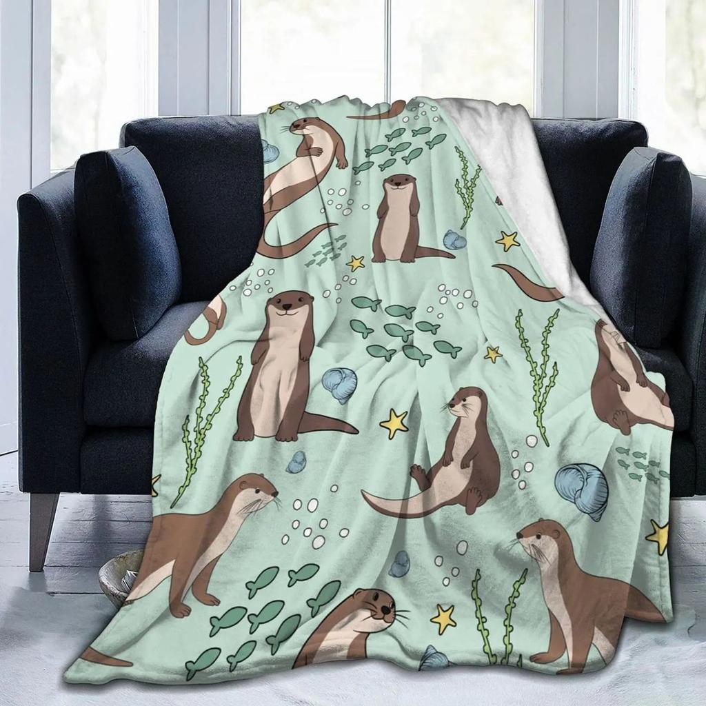 Confused Possum Theme Soft Blanket High Quality Flannel Blanket Warm Sofa Blanket Decorative Blanket Universal In All Seasons