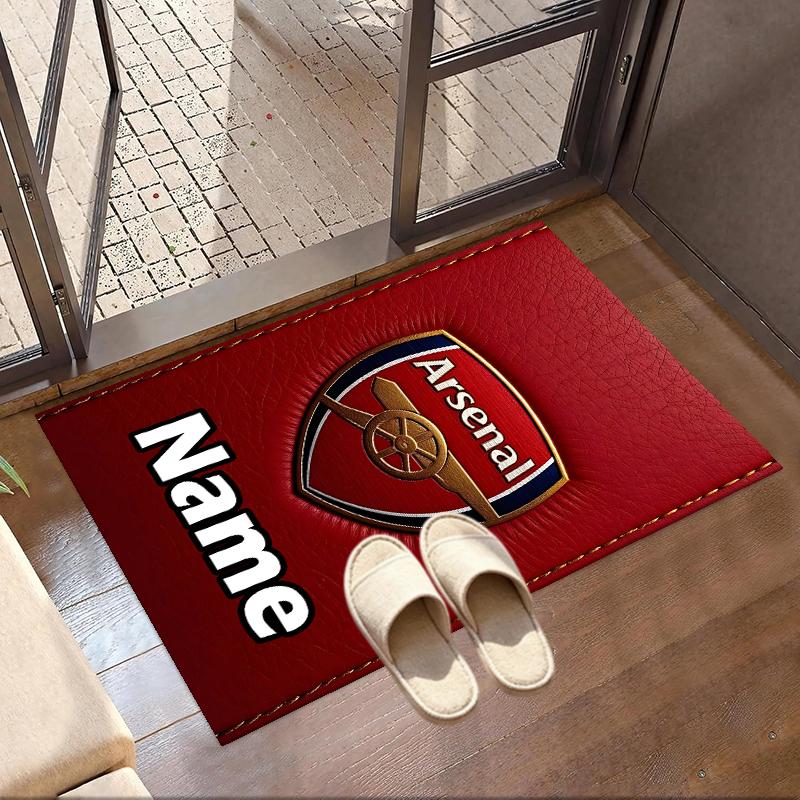 Custom Name Personalized football team Print Carpet, Versatile Home Decor Rug, for Playroom, Apartment, Balcony, Entryway, Hallway Gift