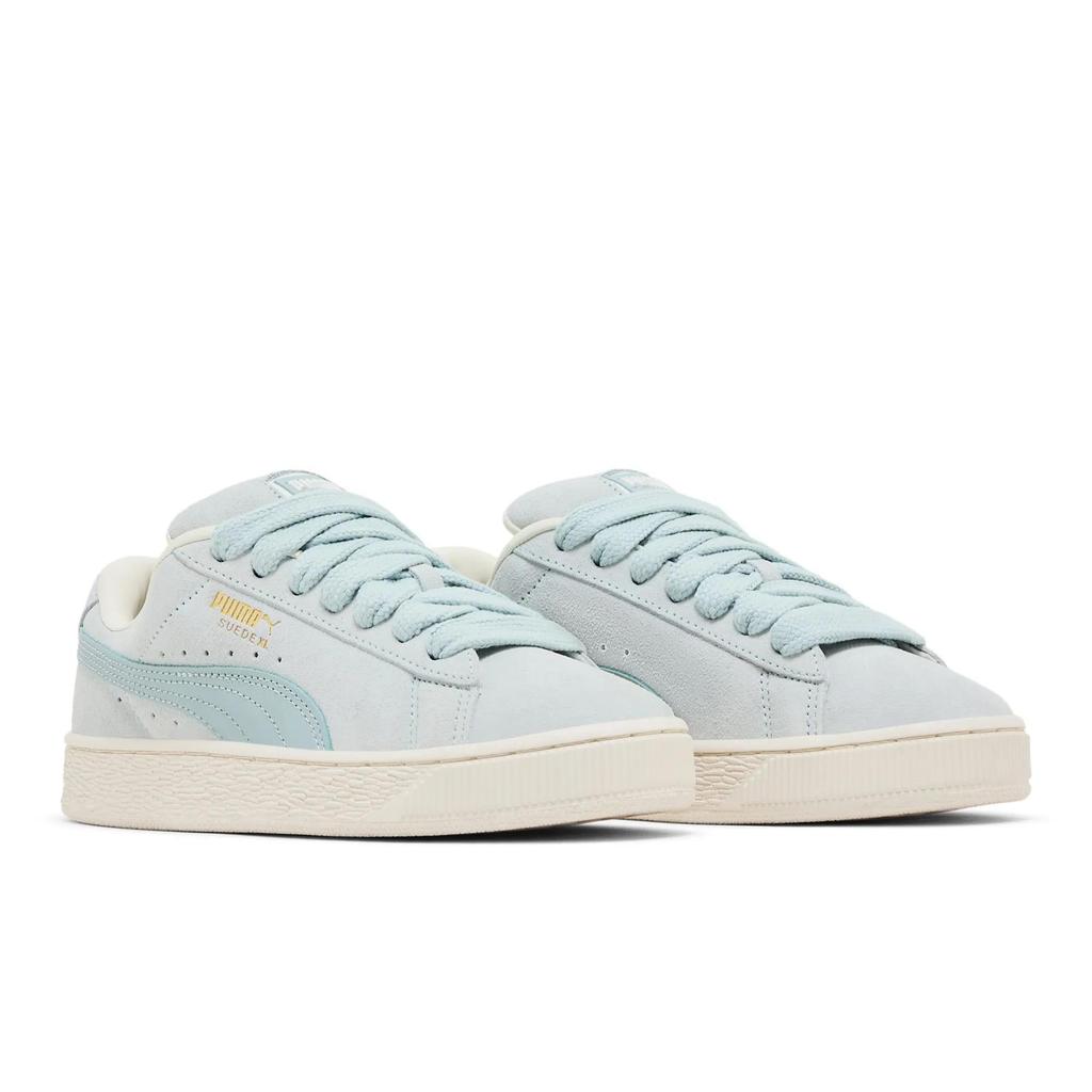 Puma Womens Suede XL 'Dewdrop' (women's sizes) Dewdrop / Warm White Skate Shoes 397648 10