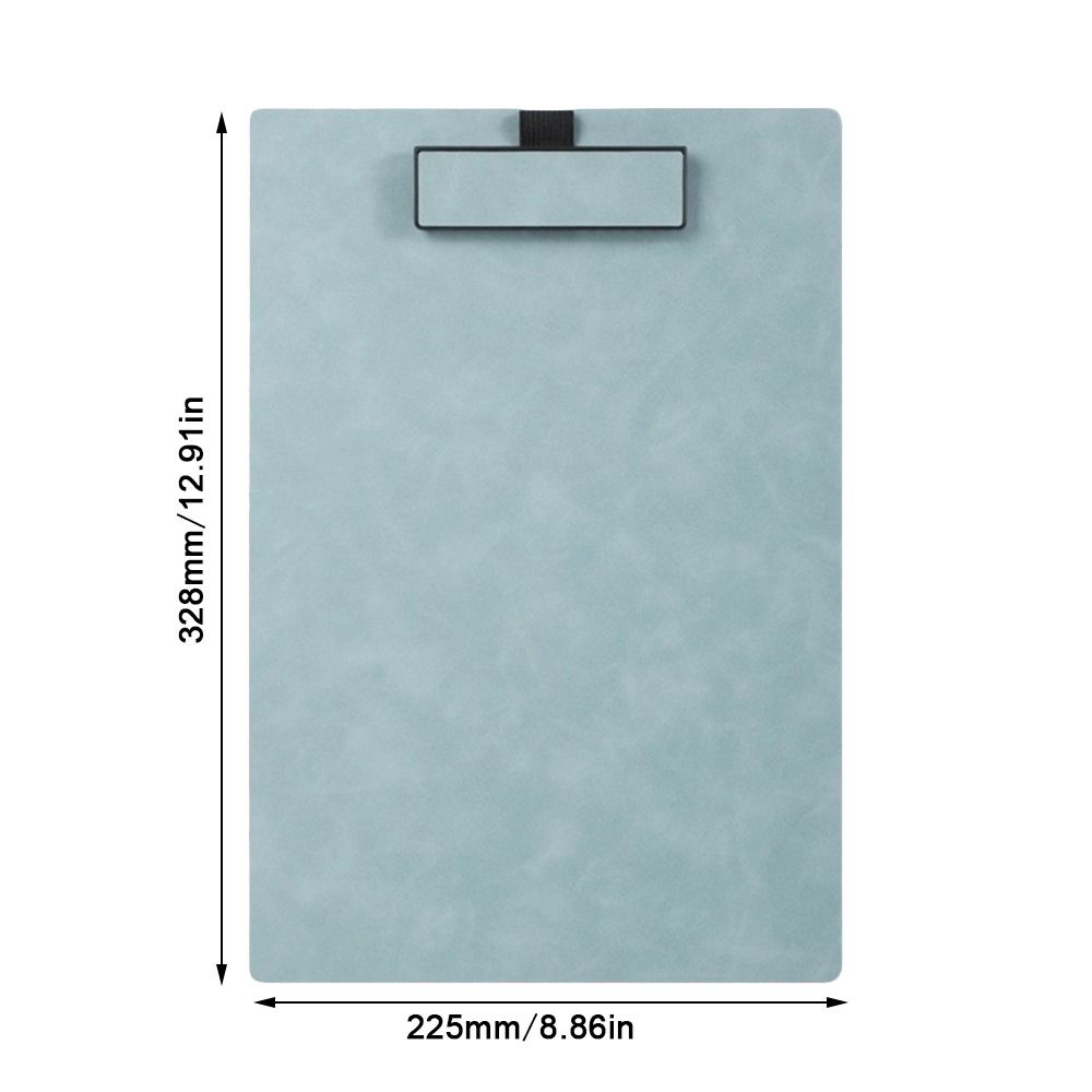 1Pc PU Leather A4 Clipboard Hard Paper Clip Board Durable Writing Pad Conference