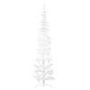 VidaXL Demi Artificial Christmas Tree Slim with Stand Christmas Tree Holiday Decoration Party Ornament Living Room 344568