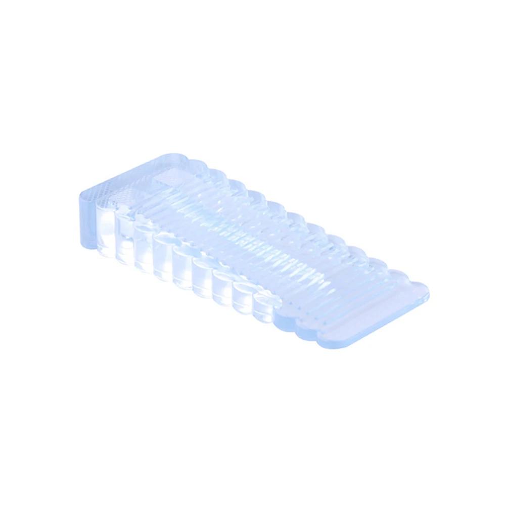 Силиконовый дверной упор-клин 95x40x14 мм ПУ резиновый дверной упор задний фиксатор двери противоударный стопор для домашнего декора